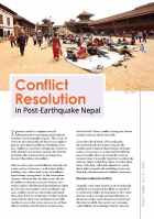 Conflict Resolution: In Post-Earthquake Nepal 