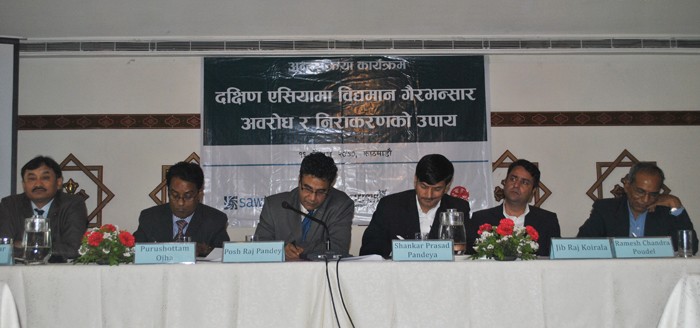 Interaction Programme on Harmonization of Non-Tariff Barriers in South Asia