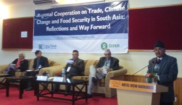 Regional cooperation on trade, climate change and food security in South Asia: Reflections and way forward