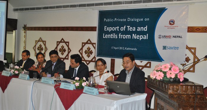 Public-Private Dialogue on Nepal’s Tea and Lentil Exports