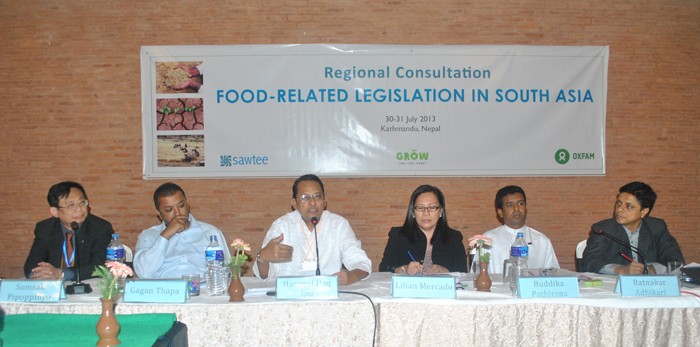 Food-related Legislation in South Asia