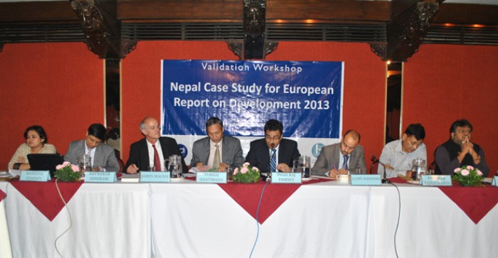 Nepal Case Study for European Report on Development