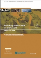 Evaluating Aid For Trade on the Ground Lessons From Nepal
