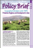 Geographical Indicators under TRIPS Protection Regimes and Development in Asia