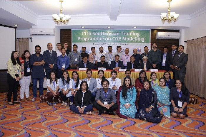 CGE modelling training for South Asian researchers completed 