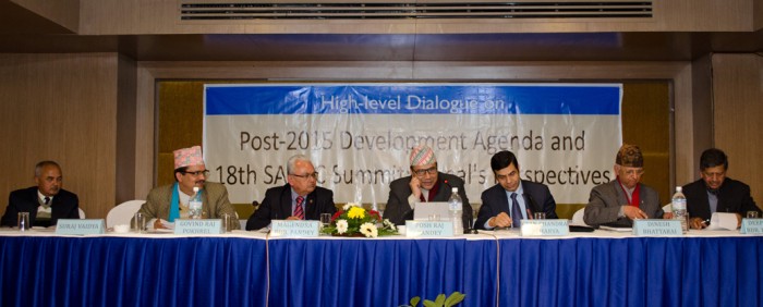 High-level Dialogue on “Post-2015 Development Agenda and 18th SAARC Summit: Nepal’s perspectives”